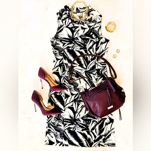 Liz Claiborne Dresses & Skirts - Liz Claiborne Palm Print Dress Sz. M